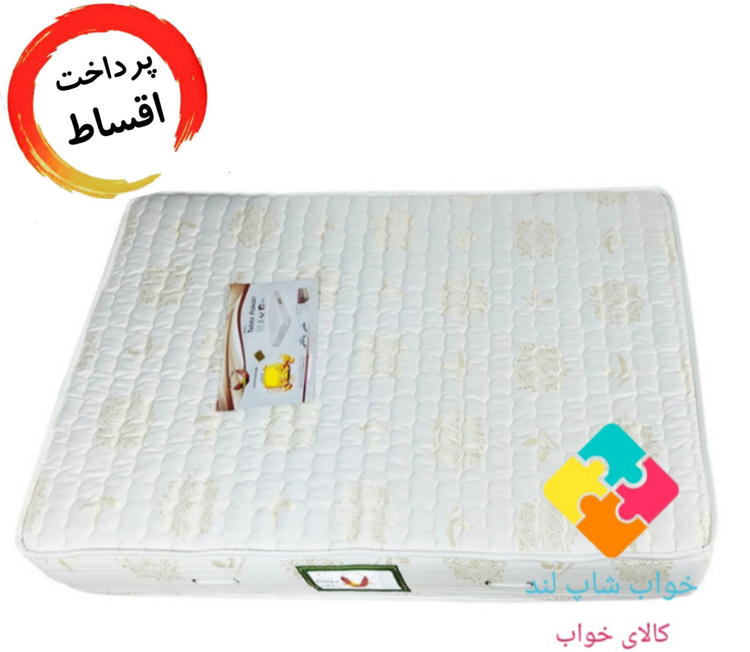 تشک خوشخواب مدل طبی پاکتی،سایز ۱۴۰×۲۰۰،فنر منفصل.دونفره